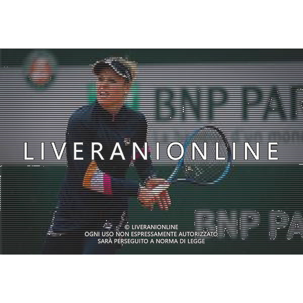 Roland Garros 2020, Grand Slam tournament - Tennis Internationals, 05 October 2020 Roland Garros stadium, paris, france, Italy Photo showing: Laura Siegemund of Germany in action against Paula Badosa of Spain @LM/DPPI/DPPI/Rob Prange