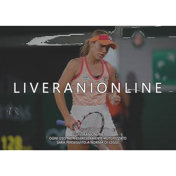 Roland Garros 2020, Grand Slam tournament - Tennis Internationals, 05 October 2020 Roland Garros stadium, paris, france, Italy Photo showing: Sofia Kenin of the United States in action against Fiona Ferro of France @LM/DPPI/DPPI/Rob Prange