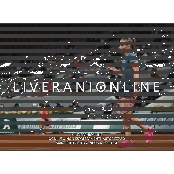 Roland Garros 2020, Grand Slam tournament - Tennis Internationals, 05 October 2020 Roland Garros stadium, paris, france, Italy Photo showing: Fiona Ferro of France in action against Sofia Kenin of the United States @LM/DPPI/DPPI/Rob Prange