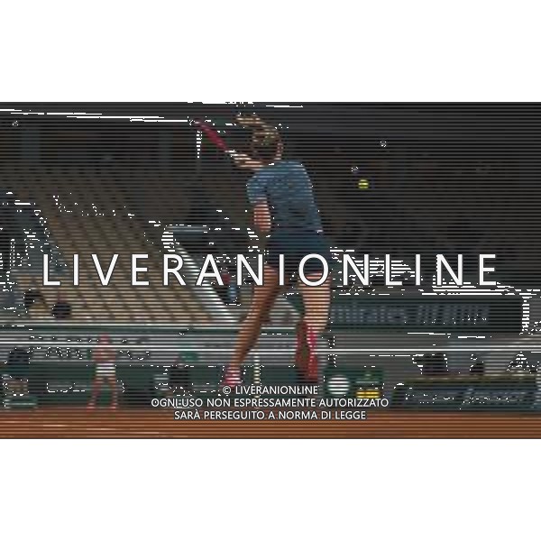 Roland Garros 2020, Grand Slam tournament - Tennis Internationals, 05 October 2020 Roland Garros stadium, paris, france, Italy Photo showing: Fiona Ferro of France in action against Sofia Kenin of the United States @LM/DPPI/DPPI/Rob Prange