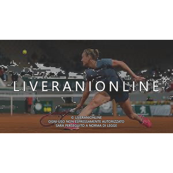 Roland Garros 2020, Grand Slam tournament - Tennis Internationals, 05 October 2020 Roland Garros stadium, paris, france, Italy Photo showing: Fiona Ferro of France in action against Sofia Kenin of the United States @LM/DPPI/DPPI/Rob Prange