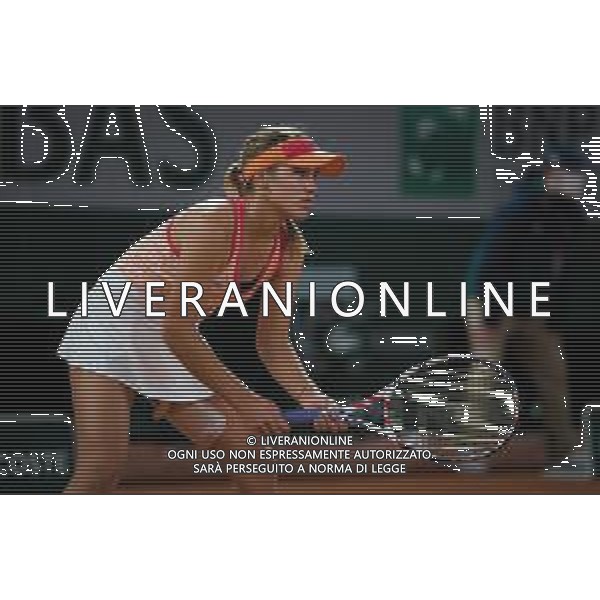 Roland Garros 2020, Grand Slam tournament - Tennis Internationals, 05 October 2020 Roland Garros stadium, paris, france, Italy Photo showing: Sofia Kenin of the United States in action against Fiona Ferro of France @LM/DPPI/DPPI/Rob Prange