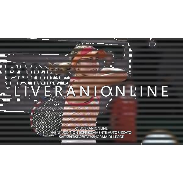 Roland Garros 2020, Grand Slam tournament - Tennis Internationals, 05 October 2020 Roland Garros stadium, paris, france, Italy Photo showing: Sofia Kenin of the United States in action against Fiona Ferro of France @LM/DPPI/DPPI/Rob Prange