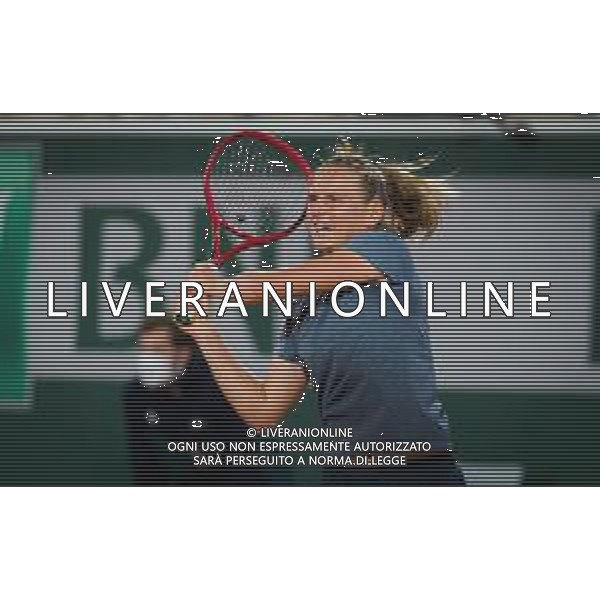 Roland Garros 2020, Grand Slam tournament - Tennis Internationals, 05 October 2020 Roland Garros stadium, paris, france, Italy Photo showing: Fiona Ferro of France in action against Sofia Kenin of the United States @LM/DPPI/DPPI/Rob Prange