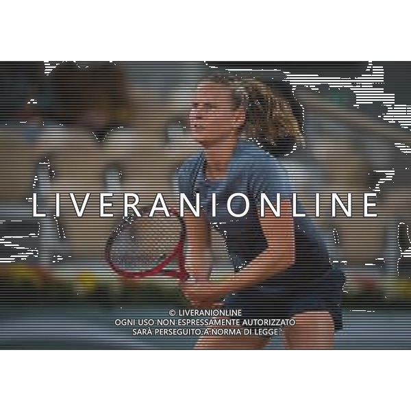 Roland Garros 2020, Grand Slam tournament - Tennis Internationals, 05 October 2020 Roland Garros stadium, paris, france, Italy Photo showing: Fiona Ferro of France in action against Sofia Kenin of the United States @LM/DPPI/DPPI/Rob Prange