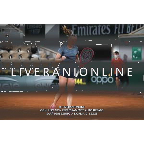 Roland Garros 2020, Grand Slam tournament - Tennis Internationals, 05 October 2020 Roland Garros stadium, paris, france, Italy Photo showing: Fiona Ferro of France in action against Sofia Kenin of the United States @LM/DPPI/DPPI/Rob Prange
