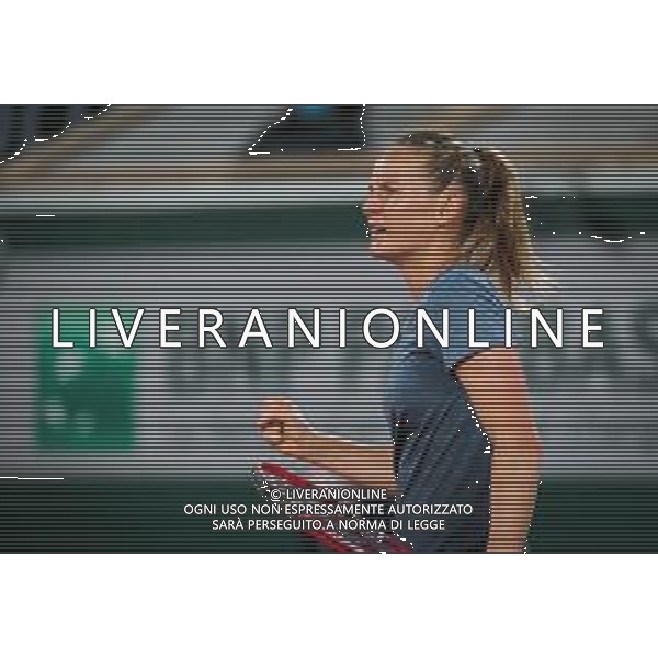 Roland Garros 2020, Grand Slam tournament - Tennis Internationals, 05 October 2020 Roland Garros stadium, paris, france, Italy Photo showing: Fiona Ferro of France in action against Sofia Kenin of the United States @LM/DPPI/DPPI/Rob Prange