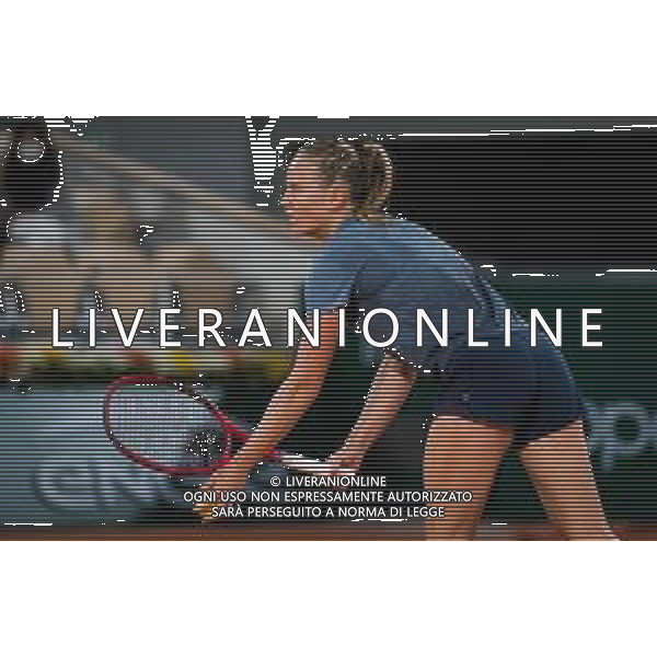 Roland Garros 2020, Grand Slam tournament - Tennis Internationals, 05 October 2020 Roland Garros stadium, paris, france, Italy Photo showing: Fiona Ferro of France in action against Sofia Kenin of the United States @LM/DPPI/DPPI/Rob Prange