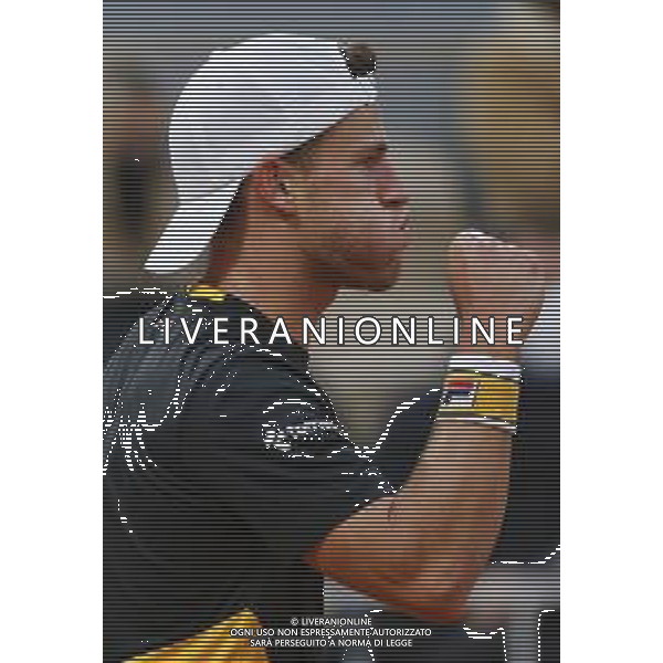 Roland Garros 2020, Grand Slam tournament - Tennis Internationals, 05 October 2020 Roland Garros stadium, paris, france, Italy Photo showing: DIEGO SCHWARTZMAN (ARG) reacted after point @LM/DPPI/DPPI/Stephane Allaman