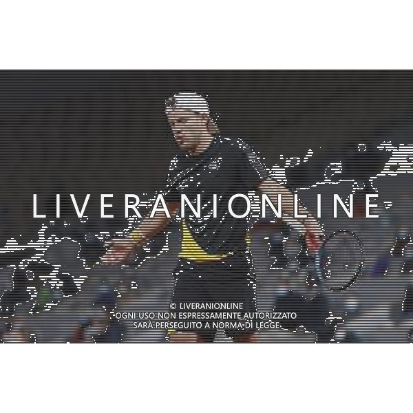 Quarter-finals at the Roland Garros 2020 - Tennis Internationals, 06 October 2020 Roland Garros stadium, paris, france, Italy Photo showing: Diego SCHWARTZMAN (ARG) reacted @LM/DPPI/DPPI/Stephane Allaman AG ALDO LIVERANI SAS