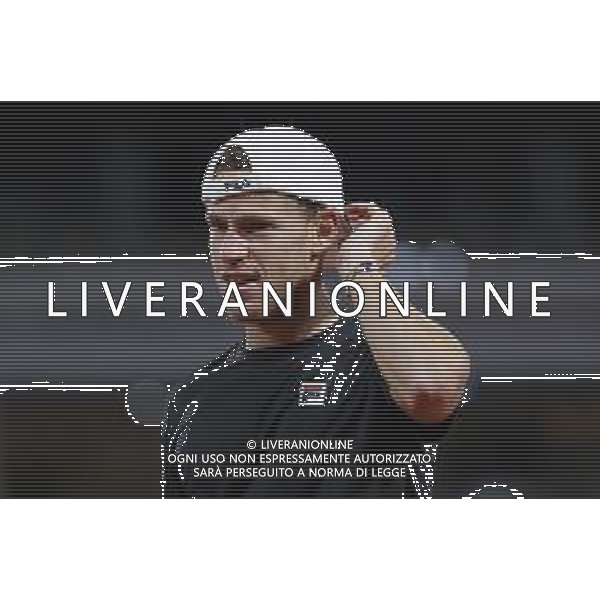 Quarter-finals at the Roland Garros 2020 - Tennis Internationals, 06 October 2020 Roland Garros stadium, paris, france, Italy Photo showing: Diego SCHWARTZMAN (ARG) reacted @LM/DPPI/DPPI/Stephane Allaman AG ALDO LIVERANI SAS