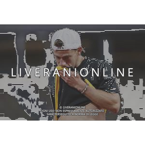 Quarter-finals at the Roland Garros 2020 - Tennis Internationals, 06 October 2020 Roland Garros stadium, paris, france, Italy Photo showing: Diego SCHWARTZMAN (ARG) reacted @LM/DPPI/DPPI/Stephane Allaman AG ALDO LIVERANI SAS