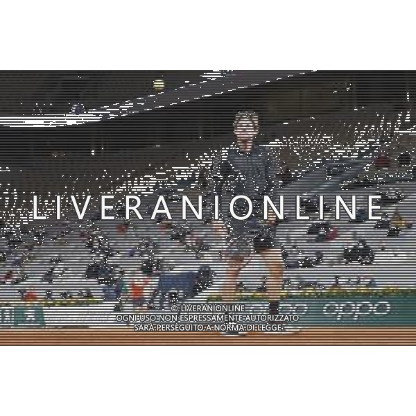 Quarter-finals at the Roland Garros 2020 - Tennis Internationals, 06 October 2020 Roland Garros stadium, paris, france, Italy Photo showing: Dominic THIEM (AUT) @LM/DPPI/DPPI/Stephane Allaman AG ALDO LIVERANI SAS