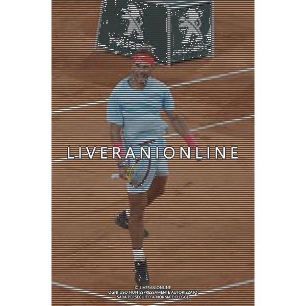 Quarter-finals at the Roland Garros 2020 - Tennis Internationals, 06 October 2020 Roland Garros stadium, paris, france, Italy Photo showing: Rafael NADAL (ESP) reacted after winning his match @LM/DPPI/DPPI/Stephane Allaman AG ALDO LIVERANI SAS
