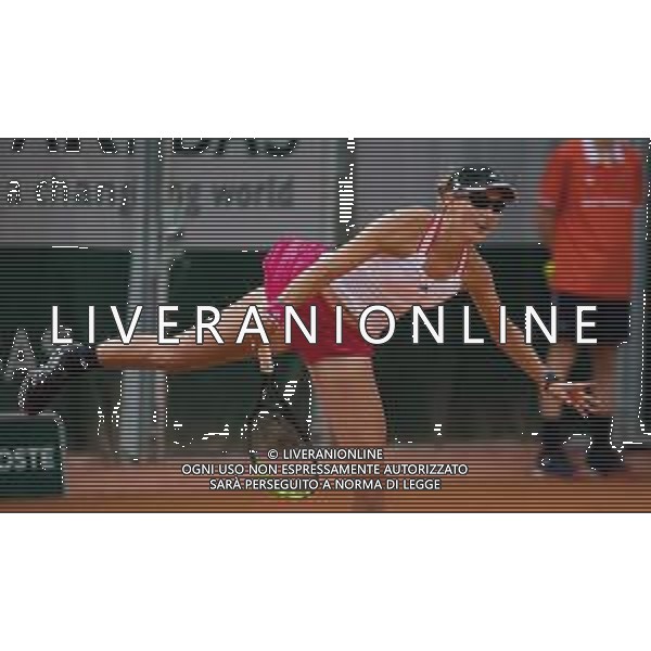 Quarter-finals at the Roland Garros 2020 - Tennis Internationals, 06 October 2020 Roland Garros stadium, paris, france, Italy Photo showing: Elizabeth Coleman of the United States in action @LM/DPPI/DPPI/Rob Prange AG ALDO LIVERANI SAS