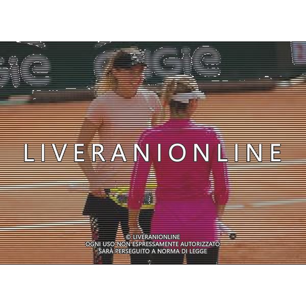 Quarter-finals at the Roland Garros 2020 - Tennis Internationals, 06 October 2020 Roland Garros stadium, paris, france, Italy Photo showing: Marta Kostyuk of the Ukraine @LM/DPPI/DPPI/Rob Prange AG ALDO LIVERANI SAS