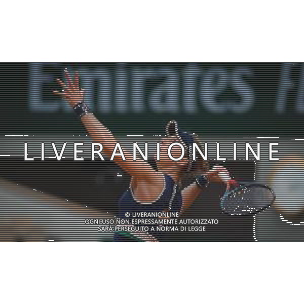 Quarter-finals at the Roland Garros 2020 - Tennis Internationals, 06 October 2020 Roland Garros stadium, paris, france, Italy Photo showing: Nadia Podoroska of Argentina in action against Elina Svitolina of the Ukraine @LM/DPPI/DPPI/Rob Prange AG ALDO LIVERANI SAS