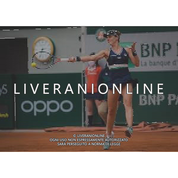 Quarter-finals at the Roland Garros 2020 - Tennis Internationals, 06 October 2020 Roland Garros stadium, paris, france, Italy Photo showing: Nadia Podoroska of Argentina in action against Elina Svitolina of the Ukraine @LM/DPPI/DPPI/Rob Prange AG ALDO LIVERANI SAS