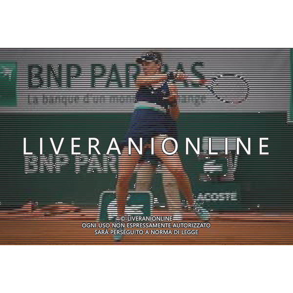 Quarter-finals at the Roland Garros 2020 - Tennis Internationals, 06 October 2020 Roland Garros stadium, paris, france, Italy Photo showing: Nadia Podoroska of Argentina in action against Elina Svitolina of the Ukraine @LM/DPPI/DPPI/Rob Prange AG ALDO LIVERANI SAS