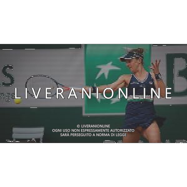 Quarter-finals at the Roland Garros 2020 - Tennis Internationals, 06 October 2020 Roland Garros stadium, paris, france, Italy Photo showing: Nadia Podoroska of Argentina in action against Elina Svitolina of the Ukraine @LM/DPPI/DPPI/Rob Prange AG ALDO LIVERANI SAS