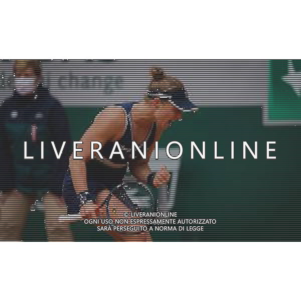 Quarter-finals at the Roland Garros 2020 - Tennis Internationals, 06 October 2020 Roland Garros stadium, paris, france, Italy Photo showing: Nadia Podoroska of Argentina in action against Elina Svitolina of the Ukraine @LM/DPPI/DPPI/Rob Prange AG ALDO LIVERANI SAS