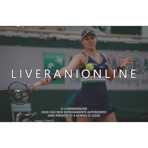 Quarter-finals at the Roland Garros 2020 - Tennis Internationals, 06 October 2020 Roland Garros stadium, paris, france, Italy Photo showing: Nadia Podoroska of Argentina in action against Elina Svitolina of the Ukraine @LM/DPPI/DPPI/Rob Prange AG ALDO LIVERANI SAS