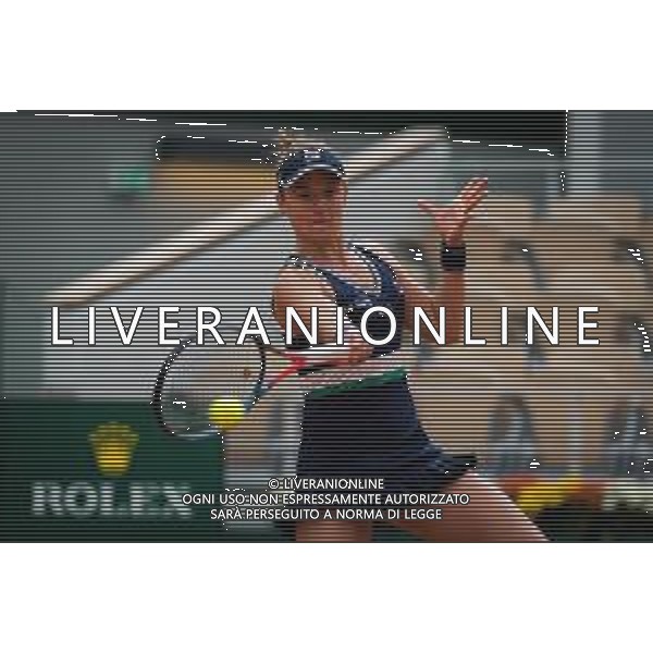 Quarter-finals at the Roland Garros 2020 - Tennis Internationals, 06 October 2020 Roland Garros stadium, paris, france, Italy Photo showing: Nadia Podoroska of Argentina in action against Elina Svitolina of the Ukraine @LM/DPPI/DPPI/Rob Prange AG ALDO LIVERANI SAS