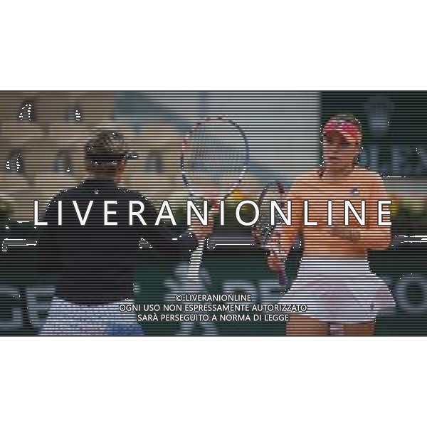 Quarter-finals at the Roland Garros 2020 - Tennis Internationals, 06 October 2020 Roland Garros stadium, paris, france, Italy Photo showing: Sofia Kenin and Bethanie Mattek-Sands of the United States @LM/DPPI/DPPI/Rob Prange AG ALDO LIVERANI SAS