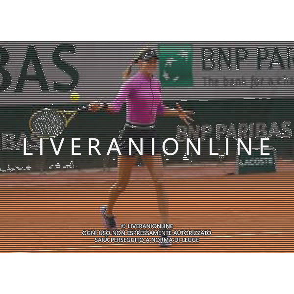 Quarter-finals at the Roland Garros 2020 - Tennis Internationals, 06 October 2020 Roland Garros stadium, paris, france, Italy Photo showing: Alexandra Vecic of Germany in action @LM/DPPI/DPPI/Rob Prange AG ALDO LIVERANI SAS