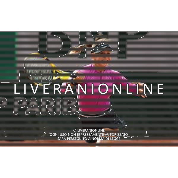 Quarter-finals at the Roland Garros 2020 - Tennis Internationals, 06 October 2020 Roland Garros stadium, paris, france, Italy Photo showing: Alexandra Vecic of Germany in action @LM/DPPI/DPPI/Rob Prange AG ALDO LIVERANI SAS