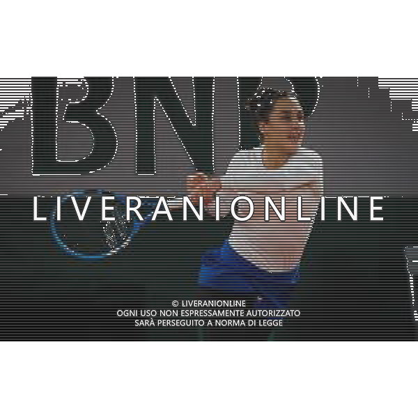 Quarter-finals at the Roland Garros 2020 - Tennis Internationals, 06 October 2020 Roland Garros stadium, paris, france, Italy Photo showing: Martina Trevisan of Italy in action against Iga Swiatek of Poland @LM/DPPI/DPPI/Rob Prange AG ALDO LIVERANI SAS