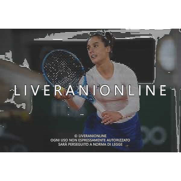 Quarter-finals at the Roland Garros 2020 - Tennis Internationals, 06 October 2020 Roland Garros stadium, paris, france, Italy Photo showing: Martina Trevisan of Italy in action against Iga Swiatek of Poland @LM/DPPI/DPPI/Rob Prange AG ALDO LIVERANI SAS