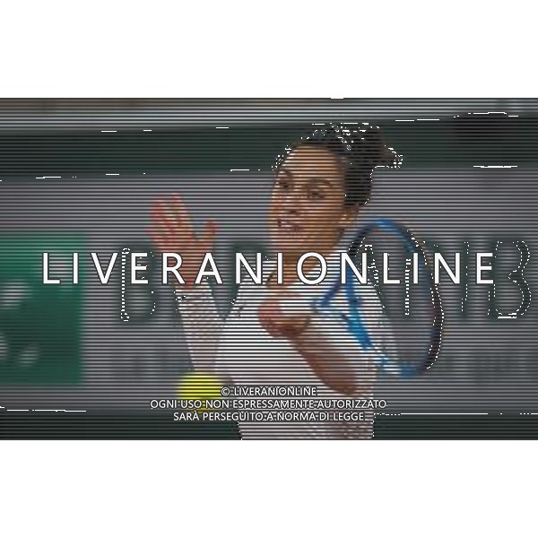 Quarter-finals at the Roland Garros 2020 - Tennis Internationals, 06 October 2020 Roland Garros stadium, paris, france, Italy Photo showing: Martina Trevisan of Italy in action against Iga Swiatek of Poland @LM/DPPI/DPPI/Rob Prange AG ALDO LIVERANI SAS