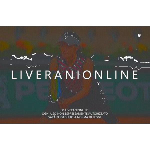 Quarter-final of the Roland Garros 2020, Grand Slam - Tennis Internationals, 07 October 2020 Roland Garros stadium, paris, france, Italy Photo showing: Shuko Aoyama and Ena Shibahara of Japan in action @LM/DPPI/DPPI/Rob Prange AG ALDO LIVERANI SAS