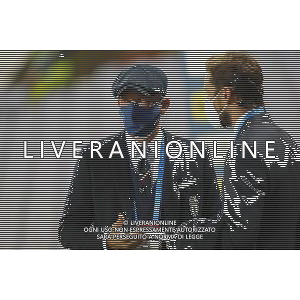 Italia - Moldavia Partita Amichevole del 07/10/2020 nella foto: gianluca vialli e claudio marchisio ©Claudio Zamagni/Agenzi Aldo Liverani s.a.s. gianluca vialli claudio marchisio during friendly soccer match between Italy and Moldova at Artemio Franchi Stadium on October 07 2020 photo credit by Claudio Zamagni/Aldo Liverani Photo Agency/ AGENZIA ALDO LIVERANI SAS