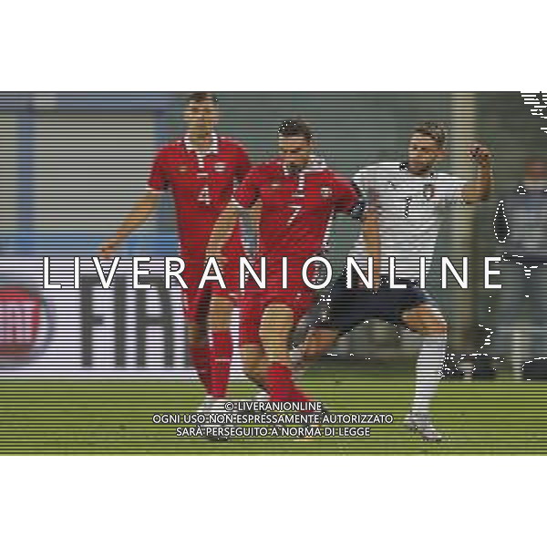 Italia - Moldavia Partita Amichevole del 07/10/2020 nella foto: Artur Ionita (Moldova) Berardi Domenico(Italia) ©Claudio Zamagni/Agenzi Aldo Liverani s.a.s. Artur Ionita (Moldova) Berardi Domenico(Italia) during friendly soccer match between Italy and Moldova at Artemio Franchi Stadium on October 07 2020 photo credit by Claudio Zamagni/Aldo Liverani Photo Agency / AGENZIA ALDO LIVERANI SAS