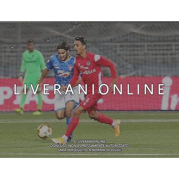 Novara 07-10-2020 Stadio Silvio Piola Campionato Lega pro Gir A 2020/21 Novara - Giana Erminio nella foto: Palazzolo Nicolo\' Nicholas Schiavi foto Antonio Saia - ag. Aldo Liverani sas