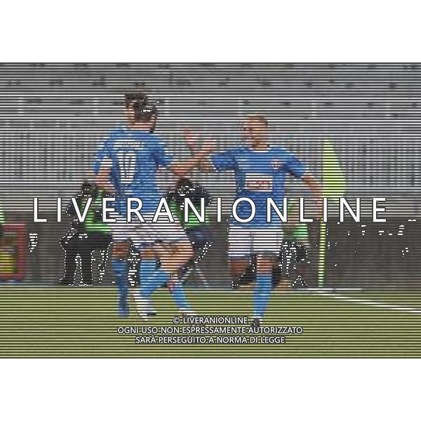 Novara 07-10-2020 Stadio Silvio Piola Campionato Lega pro Gir A 2020/21 Novara - Giana Erminio nella foto: Panico giuseppe esultanza foto Antonio Saia - ag. Aldo Liverani sas