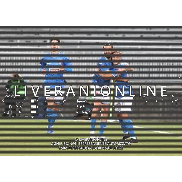 Novara 07-10-2020 Stadio Silvio Piola Campionato Lega pro Gir A 2020/21 Novara - Giana Erminio nella foto: Panico giuseppe esultanza foto Antonio Saia - ag. Aldo Liverani sas