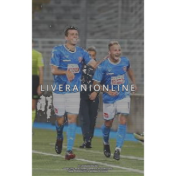 Novara 07-10-2020 Stadio Silvio Piola Campionato Lega pro Gir A 2020/21 Novara - Giana Erminio nella foto: Panico giuseppe esultanza foto Antonio Saia - ag. Aldo Liverani sas