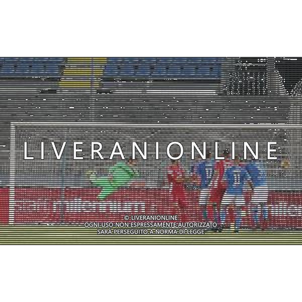 Novara 07-10-2020 Stadio Silvio Piola Campionato Lega pro Gir A 2020/21 Novara - Giana Erminio nella foto: Buzzegoli goal 2 0 foto Antonio Saia - ag. Aldo Liverani sas