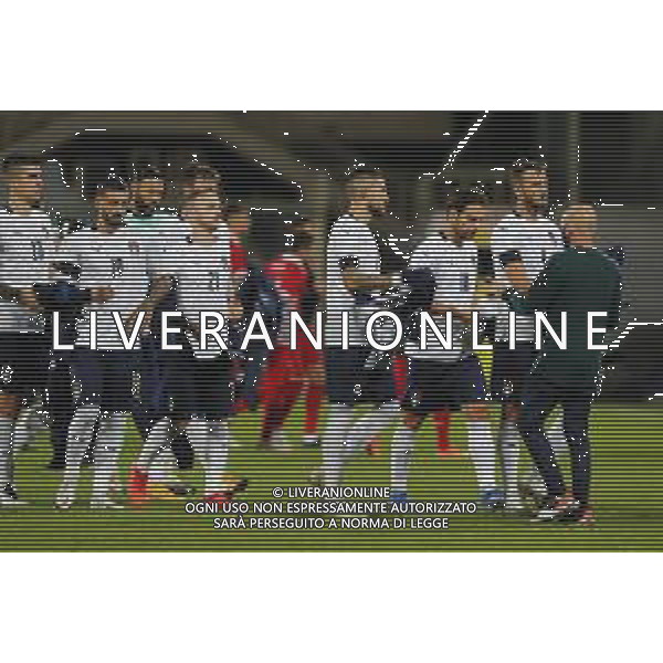 Italia - Moldavia Partita Amichevole del 07/10/2020 nella foto: Cristante Bryan( Italia)Bonaventura Giacomo(Italia)Lazzari Manuel(Italia)Casputo Francesco(Italia) Sirigu Salvatore (Italia)Mancini Gianluca(Italia)Biraghi Cristiano Italia) ©Claudio Zamagni/Agenzi Aldo Liverani s.a.s. Cristante Bryan( Italia)Bonaventura Giacomo(Italia)Lazzari Manuel(Italia)Casputo Francesco(Italia) Sirigu Salvatore (Italia)Mancini Gianluca(Italia)Biraghi Cristiano Italia) during friendly soccer match between Italy and Moldova at Artemio Franchi Stadium on October 07 2020 photo credit by Claudio Zamagni/Aldo Liverani Photo Agency/ AGENZIA ALDO LIVERANI SAS