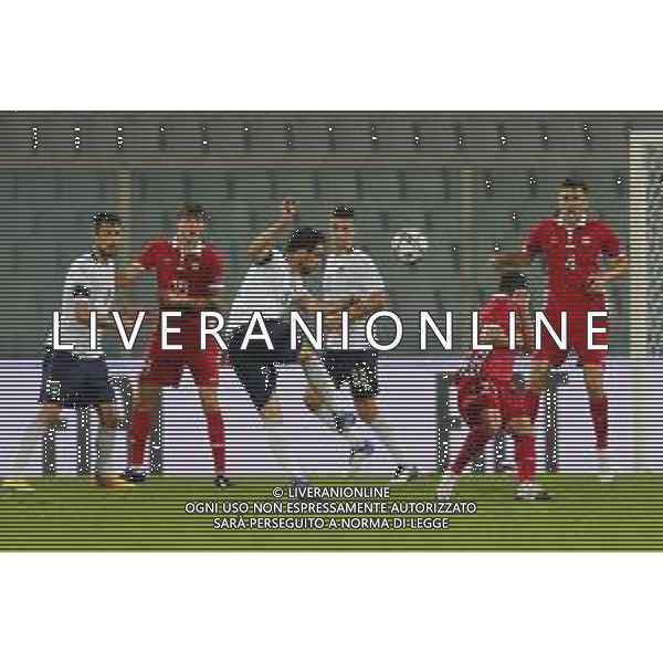 Italia - Moldavia Partita Amichevole del 07/10/2020 nella foto: Bonaventura Giacomo(Italia)Acerbi Francesco(Italia) Caputo Francesco(Italia) ©Claudio Zamagni/Agenzi Aldo Liverani s.a.s. Bonaventura Giacomo(Italia)Acerbi Francesco(Italia) Caputo Francesco(Italia) during friendly soccer match between Italy and Moldova at Artemio Franchi Stadium on October 07 2020 photo credit by Claudio Zamagni/Aldo Liverani Photo Agency/ AGENZIA ALDO LIVERANI SAS