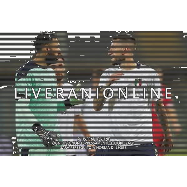 Italia - Moldavia Partita Amichevole del 07/10/2020 nella foto: Sirigu Salvatore (Italia) Biraghi Cristiano Italia) Bonaventura Giacomo(Italia) ©Claudio Zamagni/Agenzi Aldo Liverani s.a.s. Sirigu Salvatore (Italia) Biraghi Cristiano Italia) Bonaventura Giacomo(Italia) during friendly soccer match between Italy and Moldova at Artemio Franchi Stadium on October 07 2020 photo credit by Claudio Zamagni/Aldo Liverani Photo Agency/ AGENZIA ALDO LIVERANI SAS