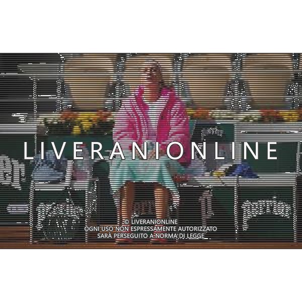 Quarter-final of the Roland Garros 2020, Grand Slam - Tennis Internationals, 07 October 2020 Roland Garros stadium, paris, france, Italy Photo showing: Petra Kvitova of the Czech Republic in action against Laura Siegemund of Germany @LM/DPPI/DPPI/Rob Prange AG ALDO LIVERANI SAS
