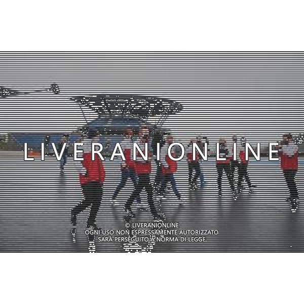Formula 1 Aramco Grosser Preis Der Eifel 2020 Grand Prix - Thursday - Formula 1 Championship, 08 October 2020 Nurburgring, nurburg, germany, Italy Photo showing: trackwalk GIOVINAZZI Antonio (ita), Alfa Romeo Racing ORLEN C39, SCHUMACHER Mick (ger), Alfa Romeo Racing ORLEN C39, portrait @LM/DPPI/DPPI/Antonin Vincent AG ALDO LIVERANI SAS