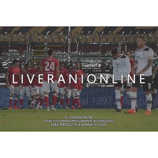 Perugia vs Cesena - Campionato di Calcio Serie C - Lega Pro 2020/2021, 08 ottobre 2020 Perugia, Italia Nella foto: perugia esulta 1-0 @LM/Loris Cerquiglini / AGENZIA ALDO LIVERANI SAS