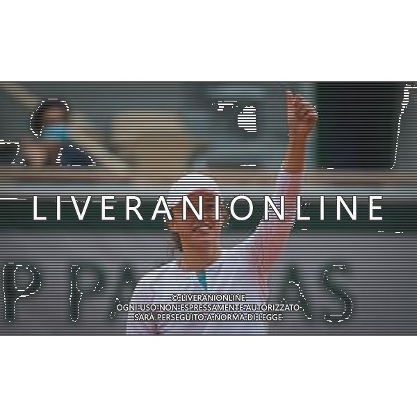 Semi-final of the Roland Garros 2020, Grand Slam tournament - Tennis Internationals, 08 October 2020 Roland Garros stadium, paris, france, Italy Photo showing: @LM/DPPI/DPPI/Rob Prange / AGENZIA ALDO LIVERANI SAS