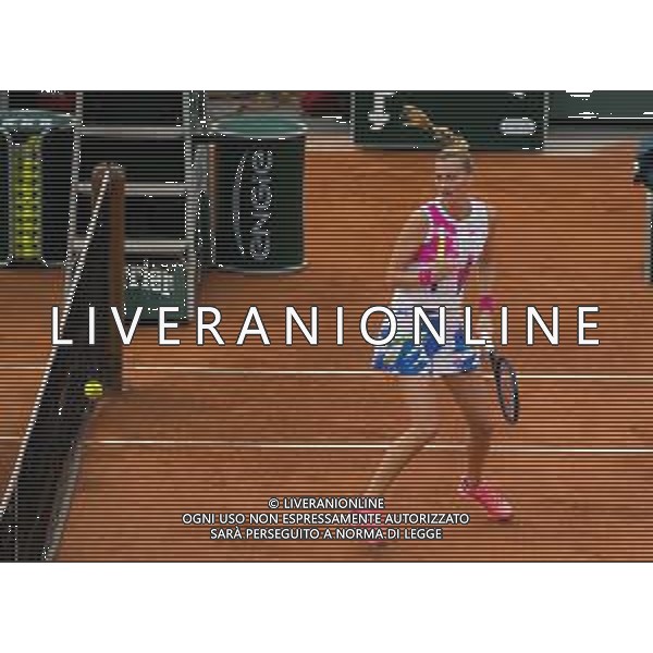 Semi-final of the Roland Garros 2020, Grand Slam tournament - Tennis Internationals, 08 October 2020 Roland Garros stadium, paris, france, Italy Photo showing: Petra Kvitova of the Czech Republic in action against Sofia Kenin of the United States @LM/DPPI/DPPI/Rob Prange / AGENZIA ALDO LIVERANI SAS