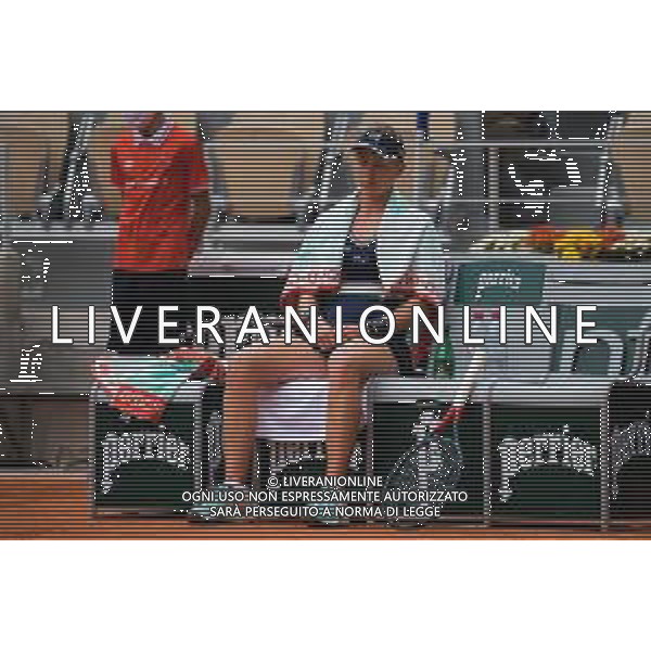 Semi-final of the Roland Garros 2020, Grand Slam tournament - Tennis Internationals, 08 October 2020 Roland Garros stadium, paris, france, Italy Photo showing: Nadia Podoroska of Argentina in action against Iga Swiatek of Poland @LM/DPPI/DPPI/Rob Prange / AGENZIA ALDO LIVERANI SAS